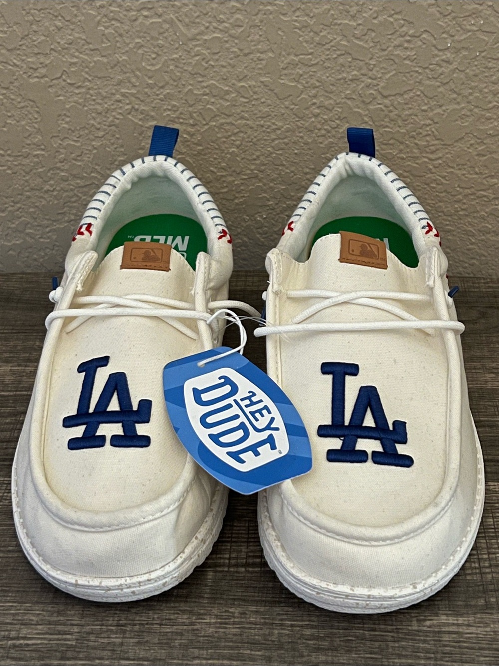 Hey Dude Wally Funk MLB Vintage Los Angeles Dodgers Shoes Size-10